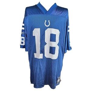 Vintage Indianapolis Colts Peyton Manning #18 Reebok Official Football Jersey